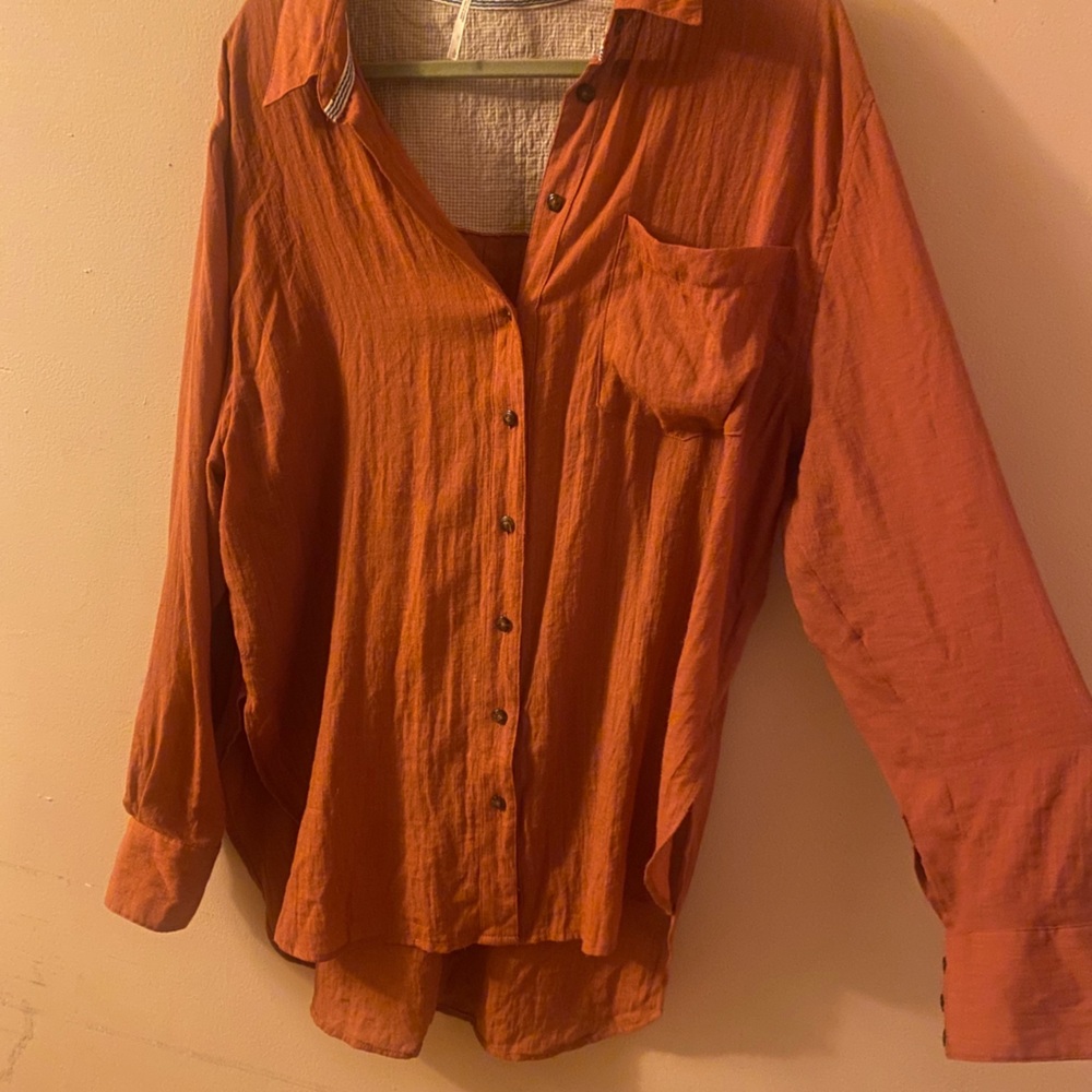 Free People button up